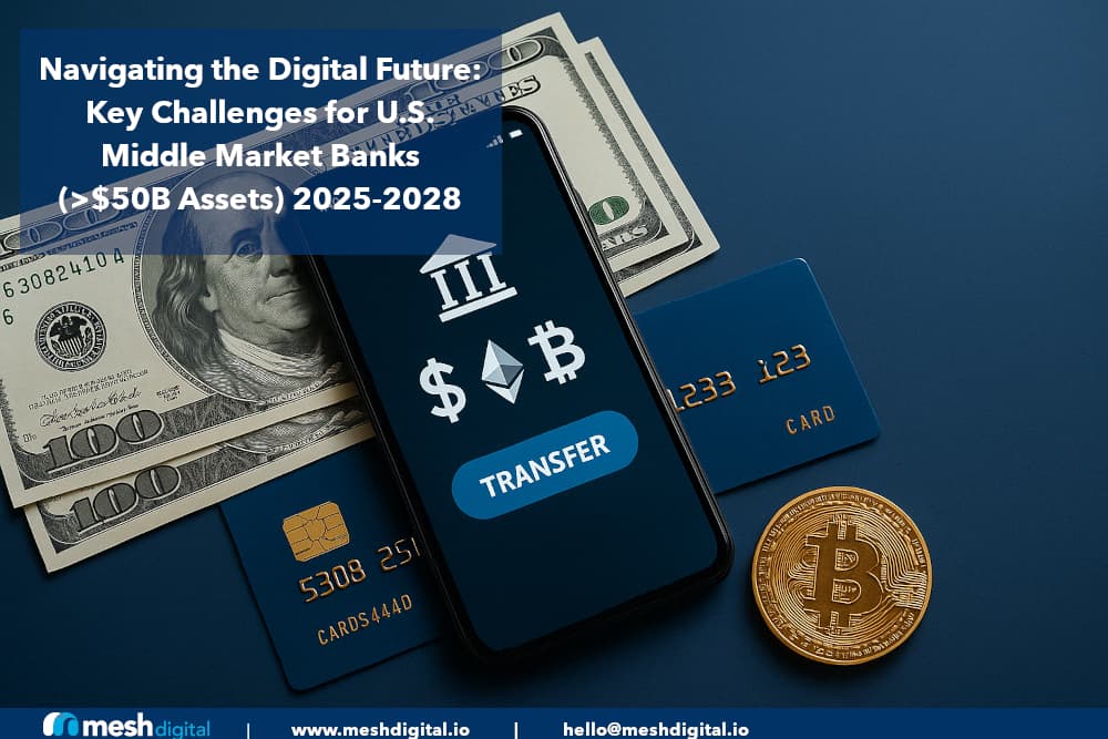 Navigating the Digital Future: Key Challenges for U.S. Middle Market Banks (>$50B Assets) 2025-2028